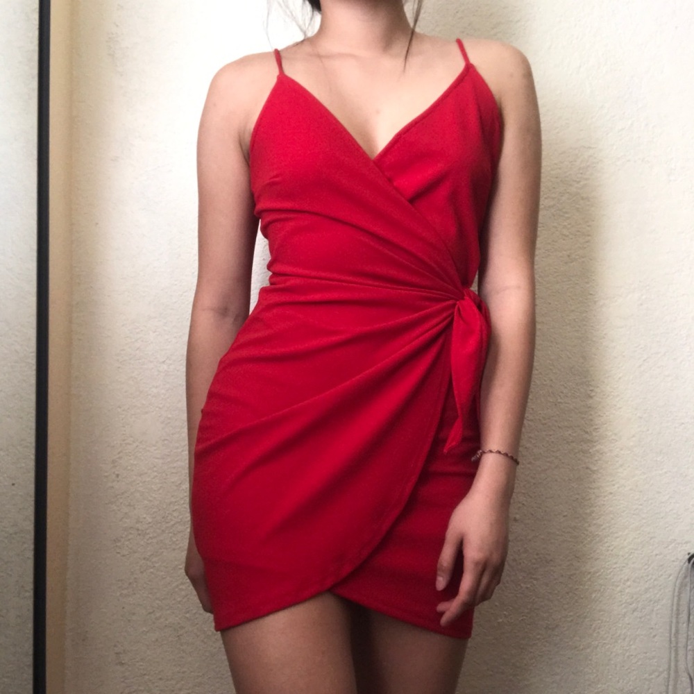 Red dress